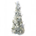 Белая наряженная елка (180 см)